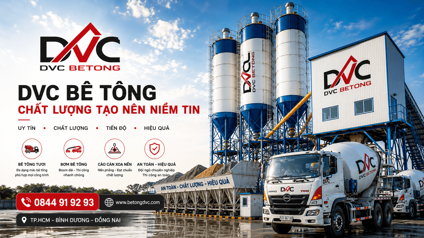 BÊ TÔNG TƯƠI DVC