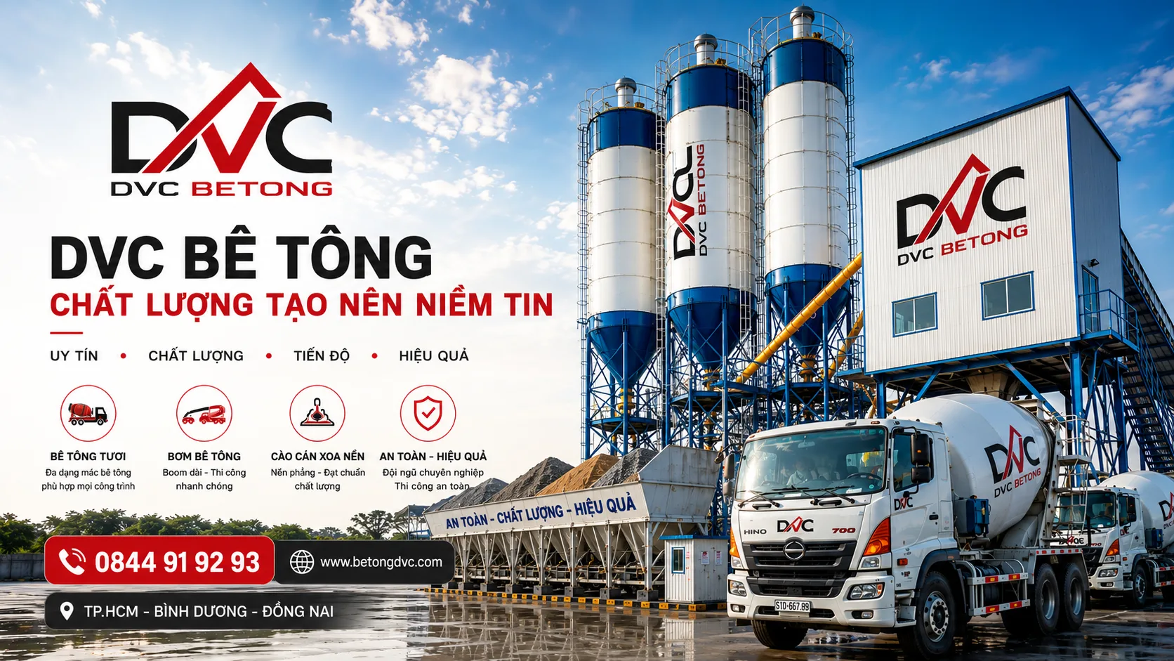 BÊ TÔNG TƯƠI DVC